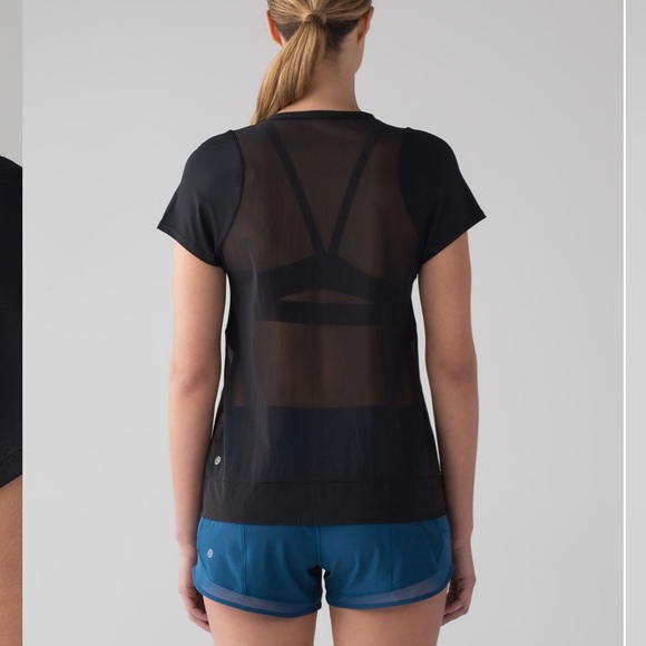 lululemon athletica Tops - NWT Lululemon Mind Over Miles Short Sleeve Mesh
